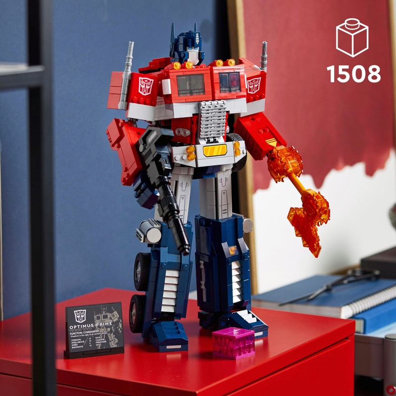 LEGO Icons 10302 Transformers Optimus Prime Set for Adults