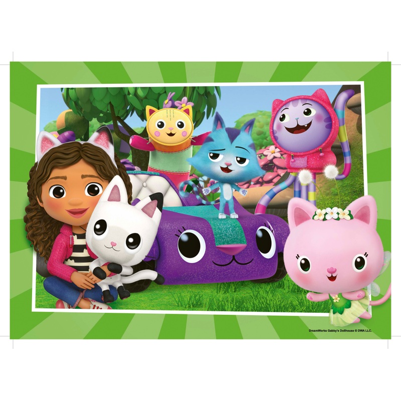 Ravensburger Gabby's Dollhouse Jigsaw Puzzles Bumper Pack 4 x 42 Pieces