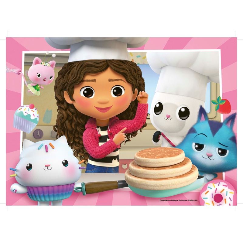 Ravensburger Gabby's Dollhouse Jigsaw Puzzles Bumper Pack 4 x 42 Pieces