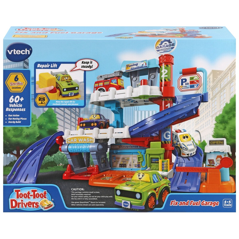 VTech Toot-Toot Drivers Garage Playset 4 VTech Toot-Toot Drivers Garage Playset