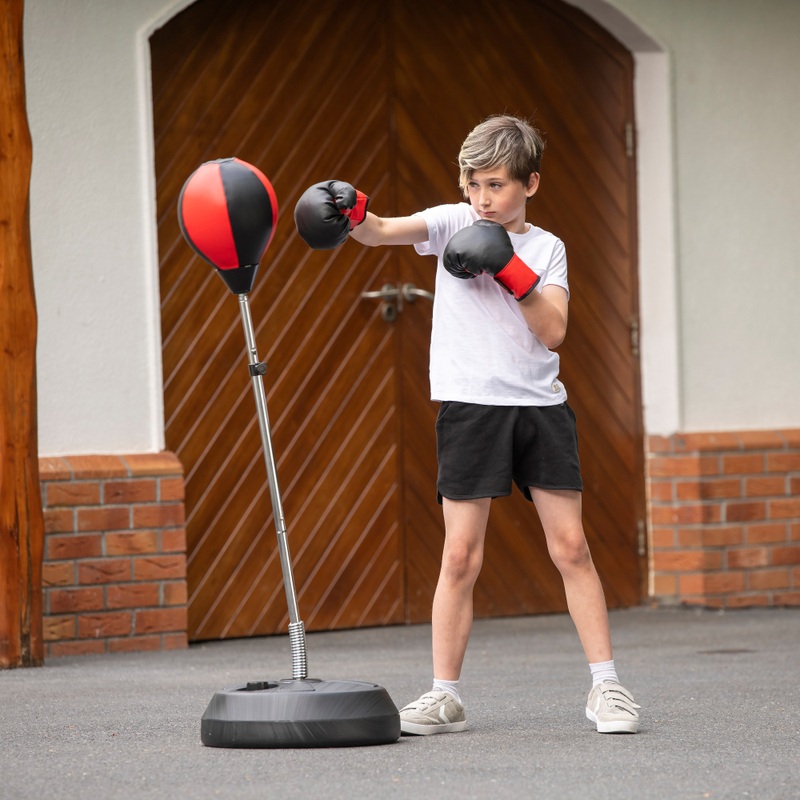 Boxing Club 120 - 145cm Freestanding Speed Punching Bag with Boxing Gloves