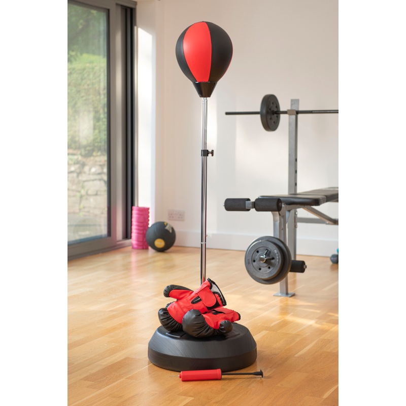 Boxing Club 120 - 145cm Freestanding Speed Punching Bag with Boxing Gloves