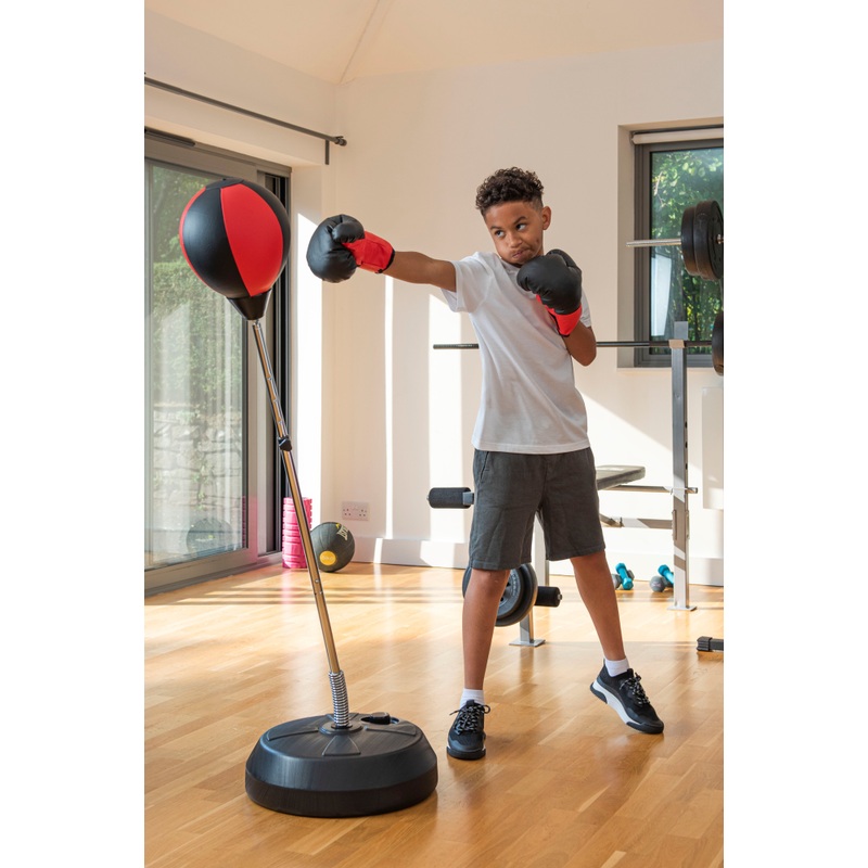 Boxing Club 120 - 145cm Freestanding Speed Punching Bag with Boxing Gloves