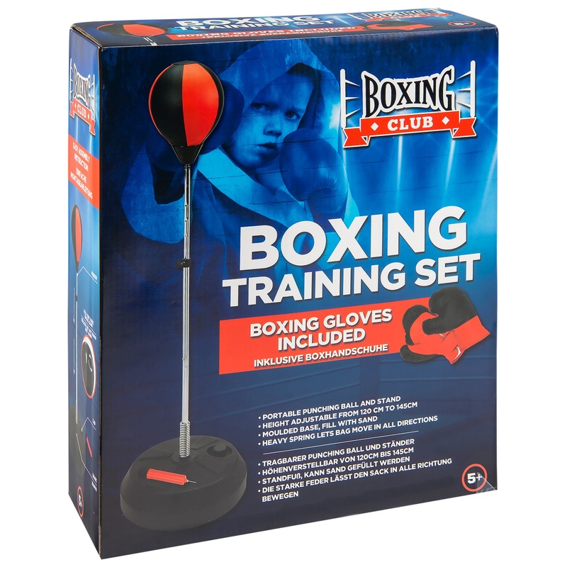 Boxing Club 120 - 145cm Freestanding Speed Punching Bag with Boxing Gloves 8 Boxing Club 120 - 145cm Freestanding Speed Punching Bag with Boxing Gloves