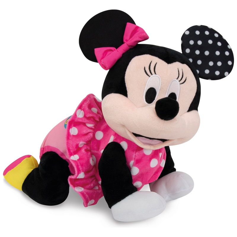 Clementoni Disney Baby Minnie Crawl With Me Plush Toy