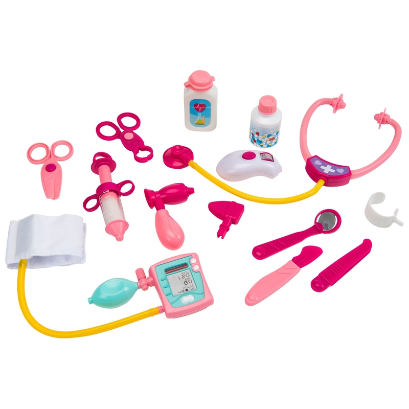 Big Steps Doctor Case Toy Set Pink 5 Big Steps Doctor Case Toy Set Pink