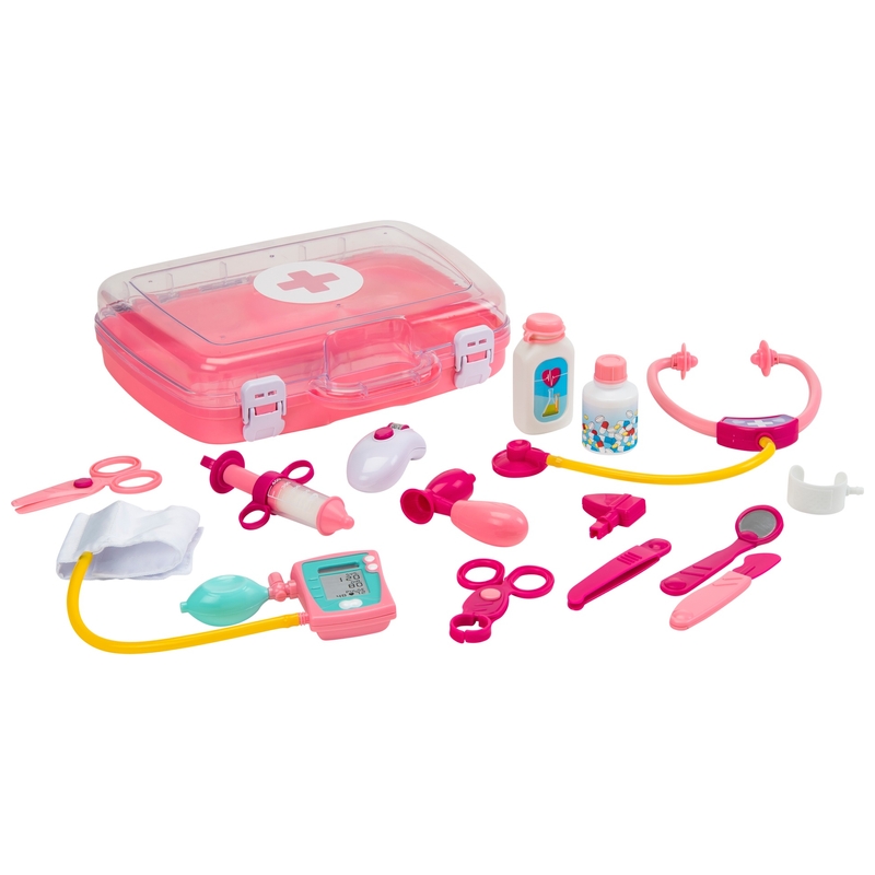 Big Steps Doctor Case Toy Set Pink 6 Big Steps Doctor Case Toy Set Pink