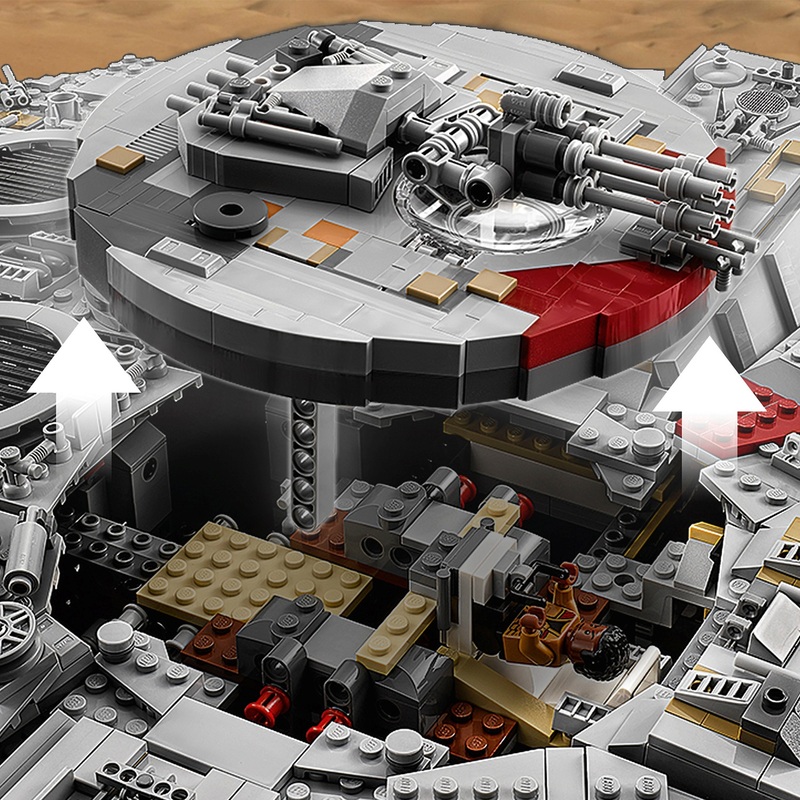 LEGO Star Wars 75192 Ultimate Collector Series Millennium Falcon Set 6 LEGO Star Wars 75192 Ultimate Collector Series Millennium Falcon Set