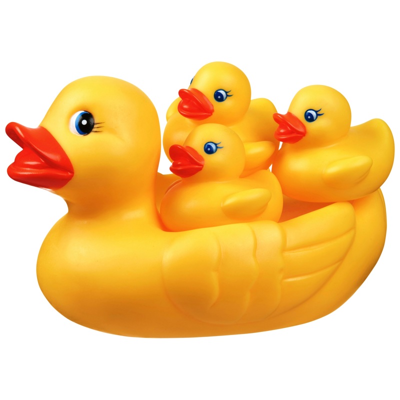 Playgro Bath Duckie Family 4 Pack