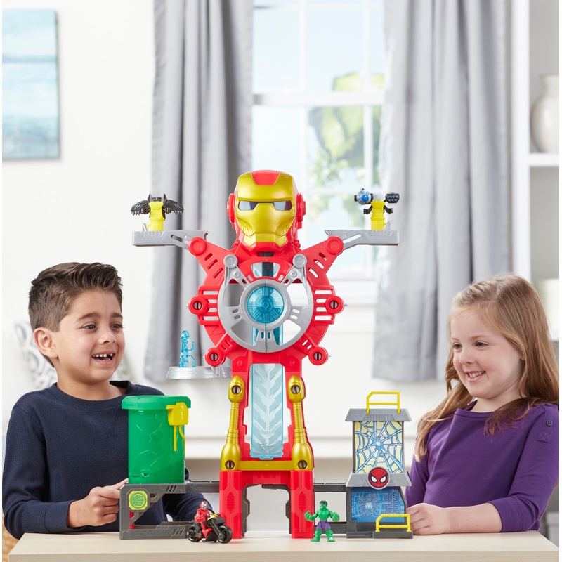 Playskool Heroes Marvel Super Hero Adventures Playset Iron Man Headquarters