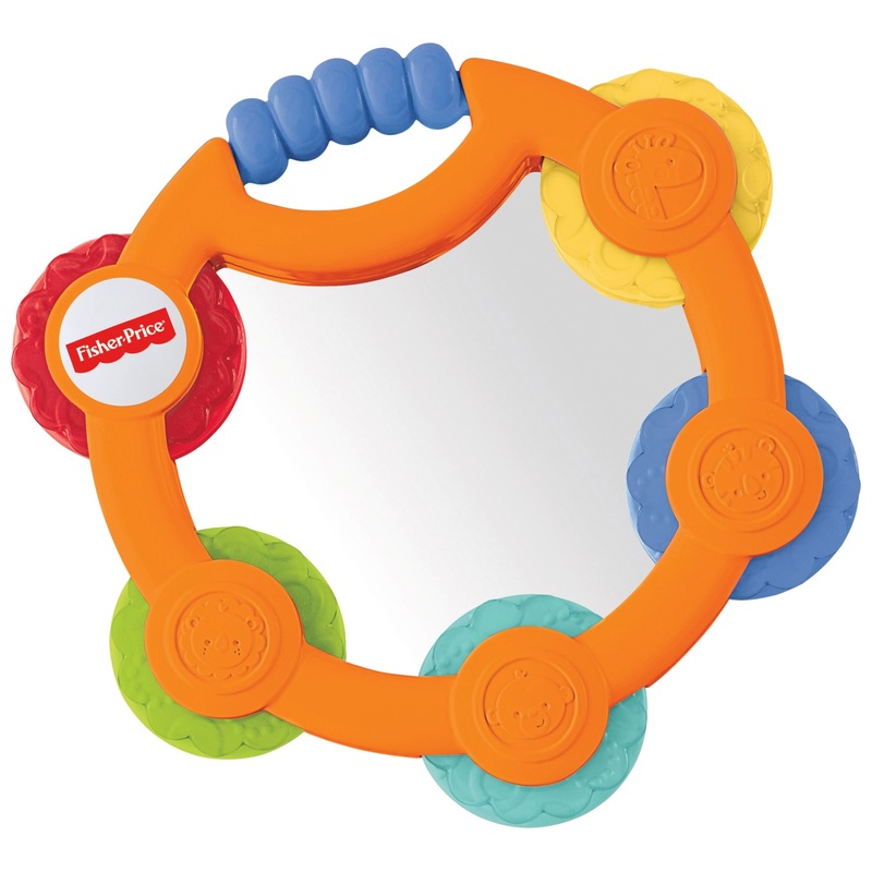Fisher-Price Tambourine and Maracas Baby Rattle Set 6 Fisher-Price Tambourine and Maracas Baby Rattle Set
