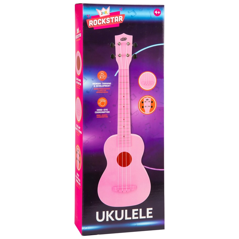 Rockstar Ukulele Junior Pink 50cm