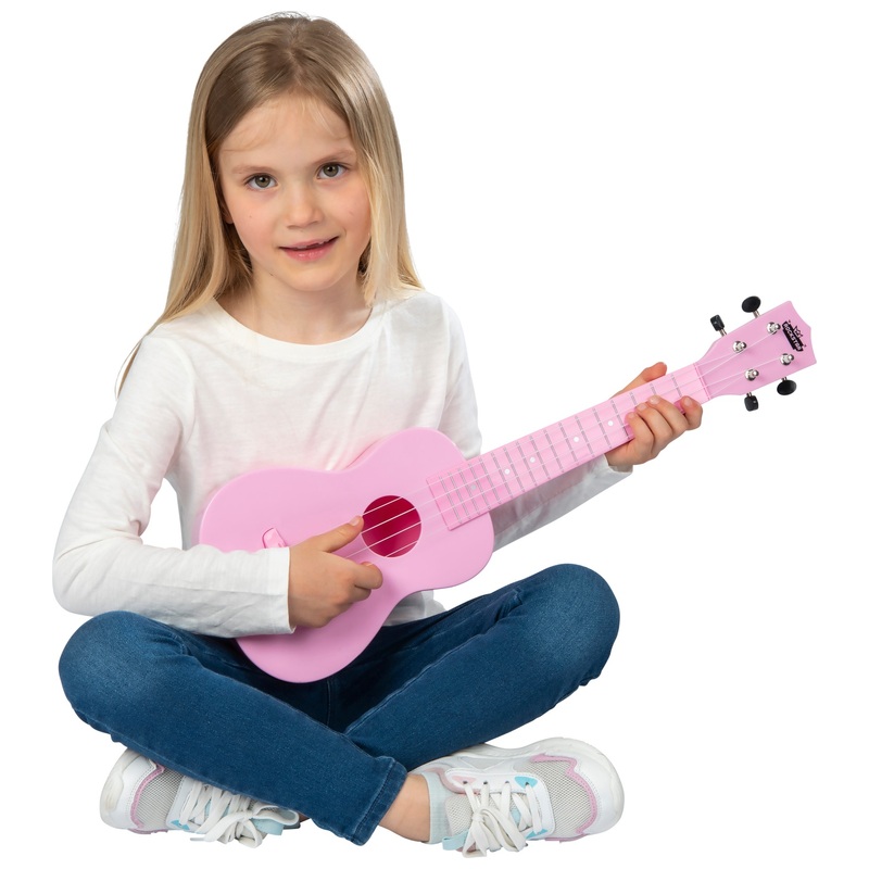 Rockstar Ukulele Junior Pink 50cm