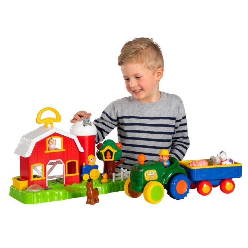 Big Steps Old MacDonald Farm and Tractor Playset