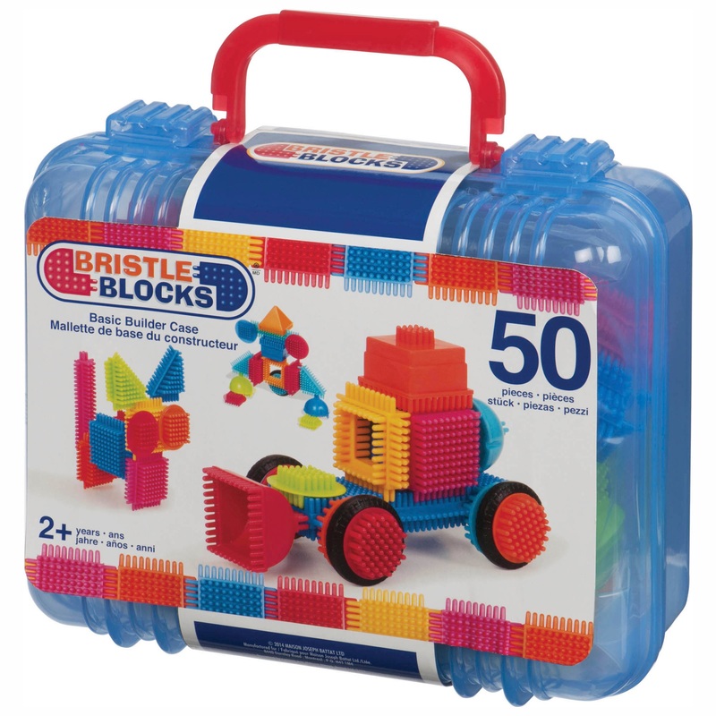 Bristle Blocks Building Blocks Basic Builder 50 Piece Set