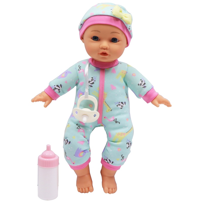Baby Doll Maggie with Bottle and Dummy Assortment 24cm 3 Baby Doll Maggie with Bottle and Dummy Assortment 24cm