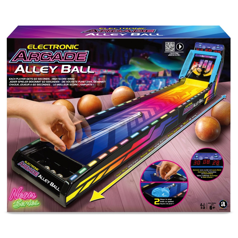 Electronic Arcade Game Alley Ball Skee-Ball Lane