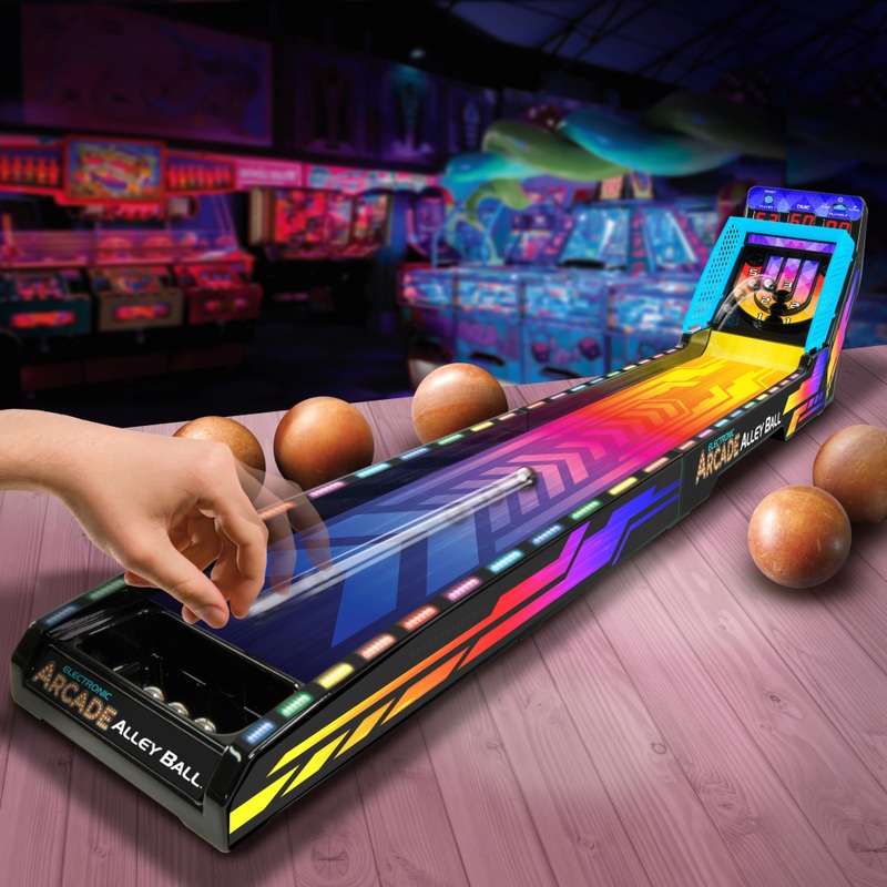 Electronic Arcade Game Alley Ball Skee-Ball Lane 6 Electronic Arcade Game Alley Ball Skee-Ball Lane