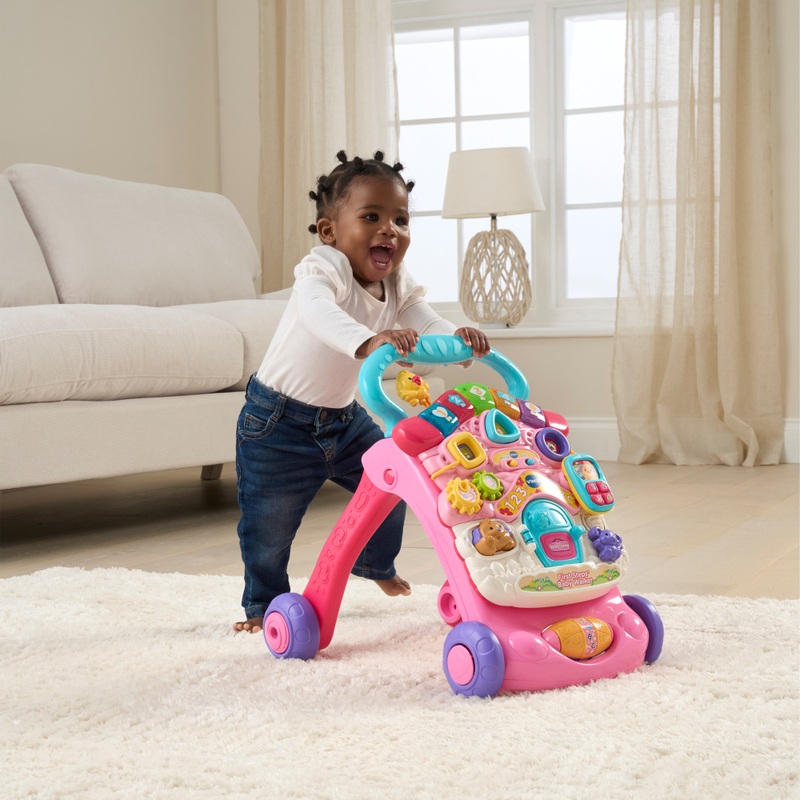 VTech Baby First Steps Baby Walker Pink