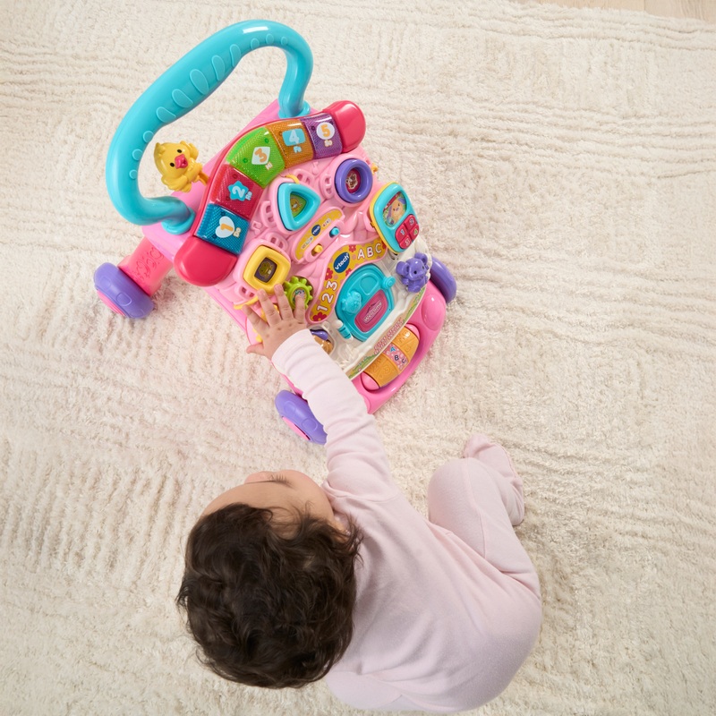 VTech Baby First Steps Baby Walker Pink 6 VTech Baby First Steps Baby Walker Pink