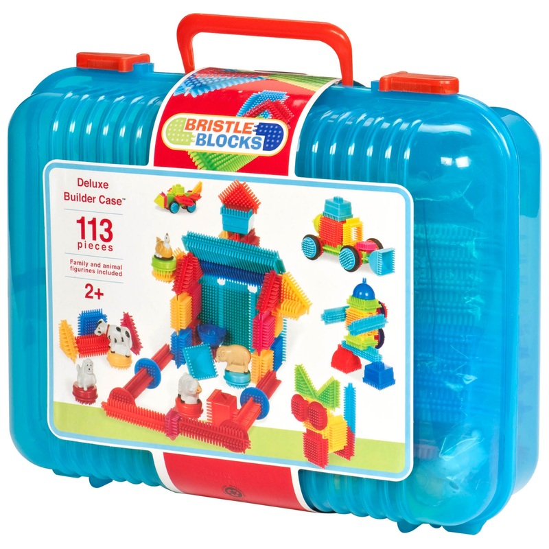 Bristle Blocks Building Blocks Deluxe Builder Case 113 Piece