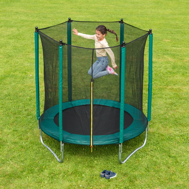 6ft Trampoline with Enclosure Net