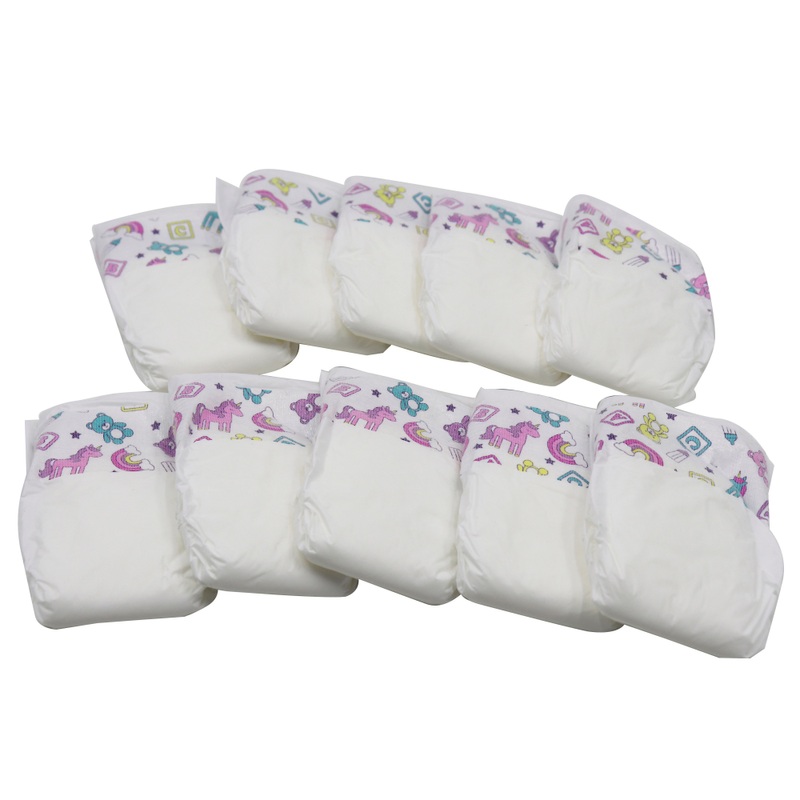 Baby Doll Nappies Accessory 10 Pack