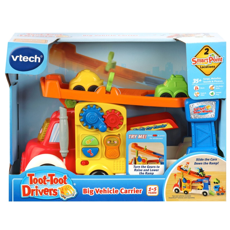 VTech Toot-Toot Drivers Toy Car Big Vehicle Carrier