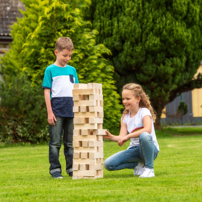 Giant Wooden Tumbling Tower Game