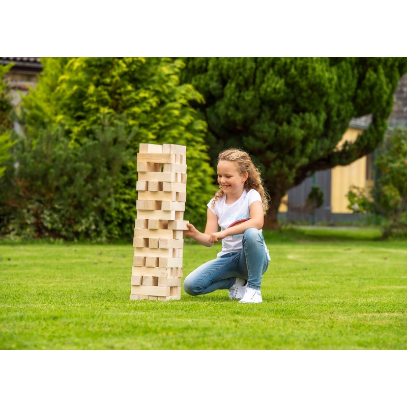 Giant Wooden Tumbling Tower Game