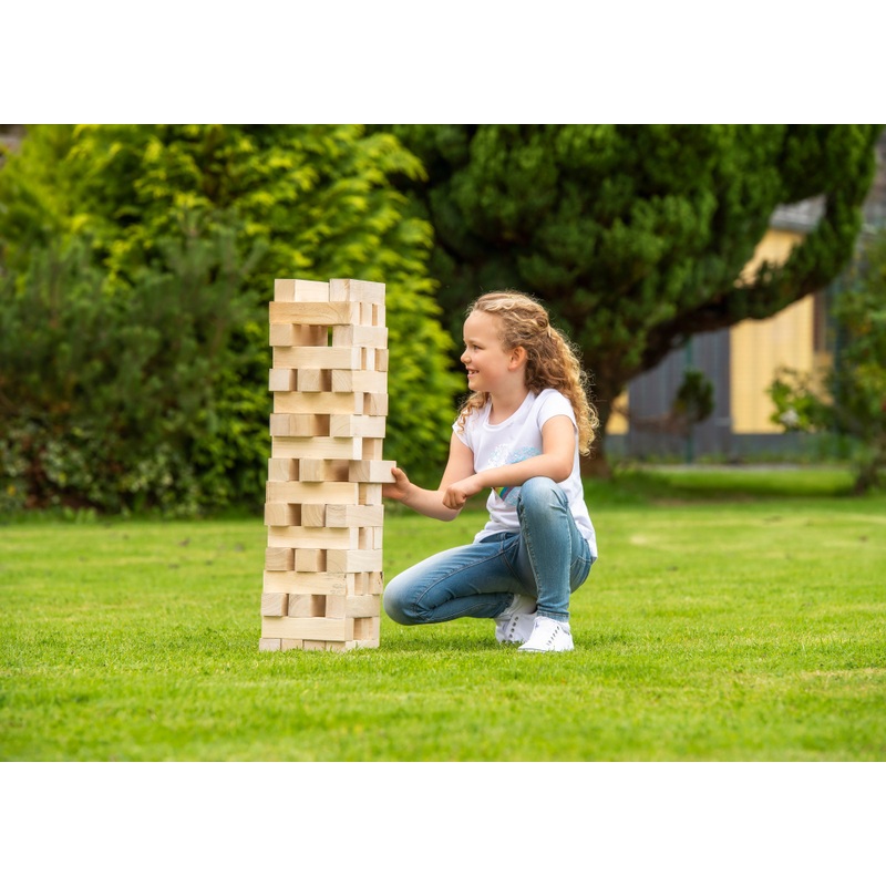Giant Wooden Tumbling Tower Game