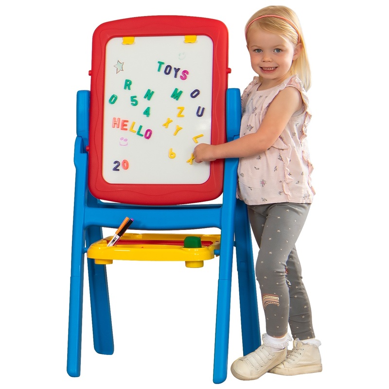 Crayola Easel Qwikflip Chalkboard and Magnetic Whiteboard