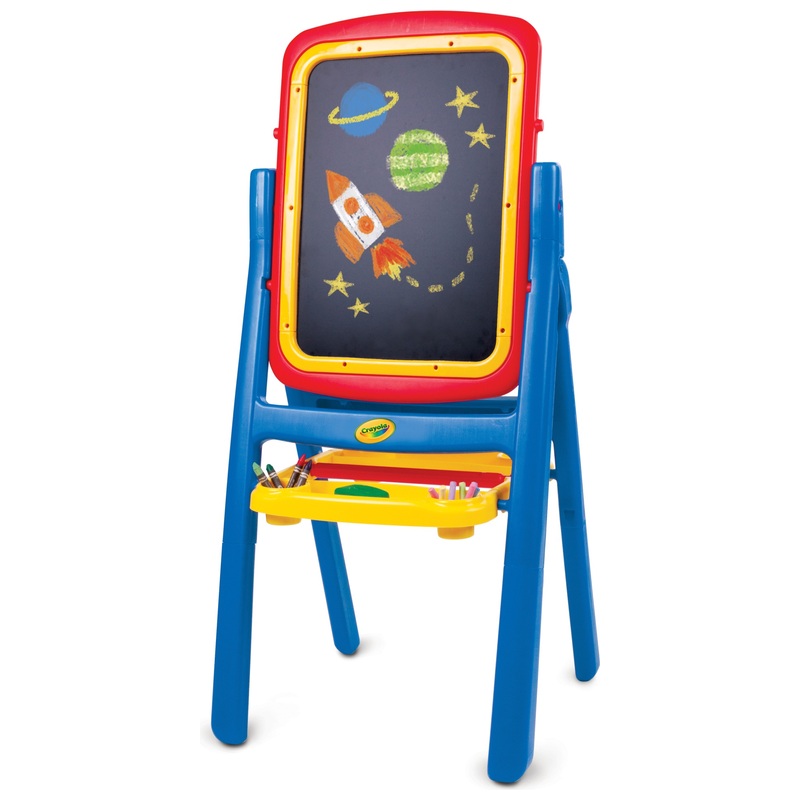 Crayola Easel Qwikflip Chalkboard and Magnetic Whiteboard