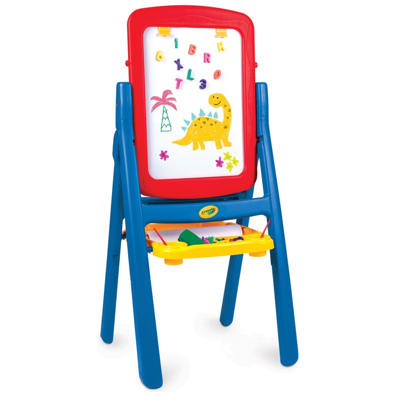 Crayola Easel Qwikflip Chalkboard and Magnetic Whiteboard
