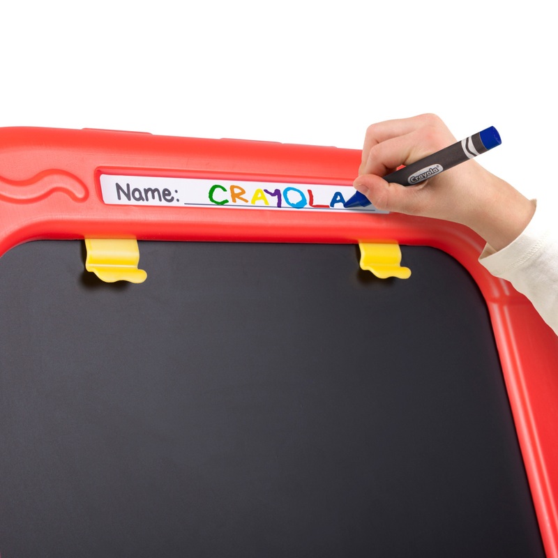 Crayola Easel 2-in-1 Chalkboard and Magnetic Whiteboard 85+ Piece Set 6 Crayola Easel 2-in-1 Chalkboard and Magnetic Whiteboard 85+ Piece Set