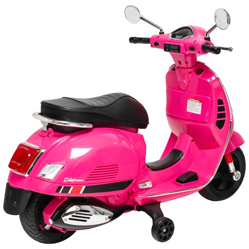 Vespa GTS Super Scooter 6V Electric Ride On Pink 4 Vespa GTS Super Scooter 6V Electric Ride On Pink
