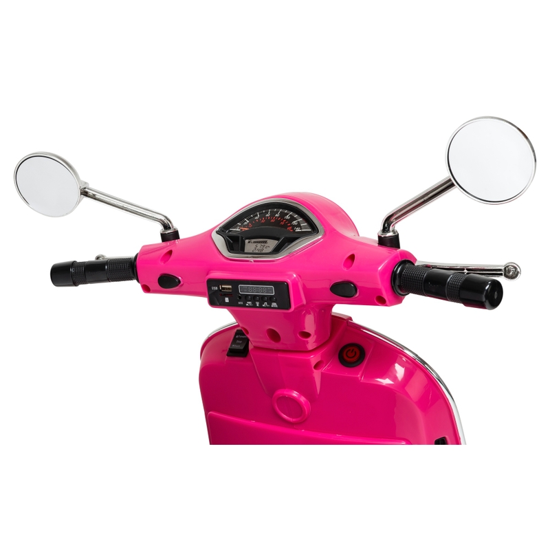 Vespa GTS Super Scooter 6V Electric Ride On Pink 5 Vespa GTS Super Scooter 6V Electric Ride On Pink