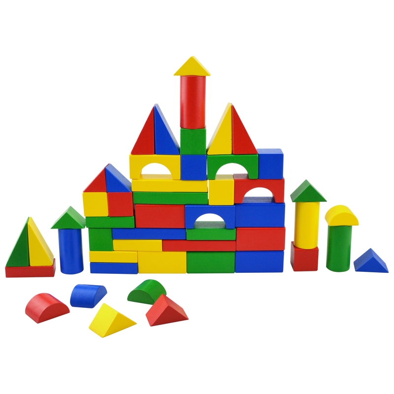 Squirrel Play Wooden Building Blocks 50 Piece Set