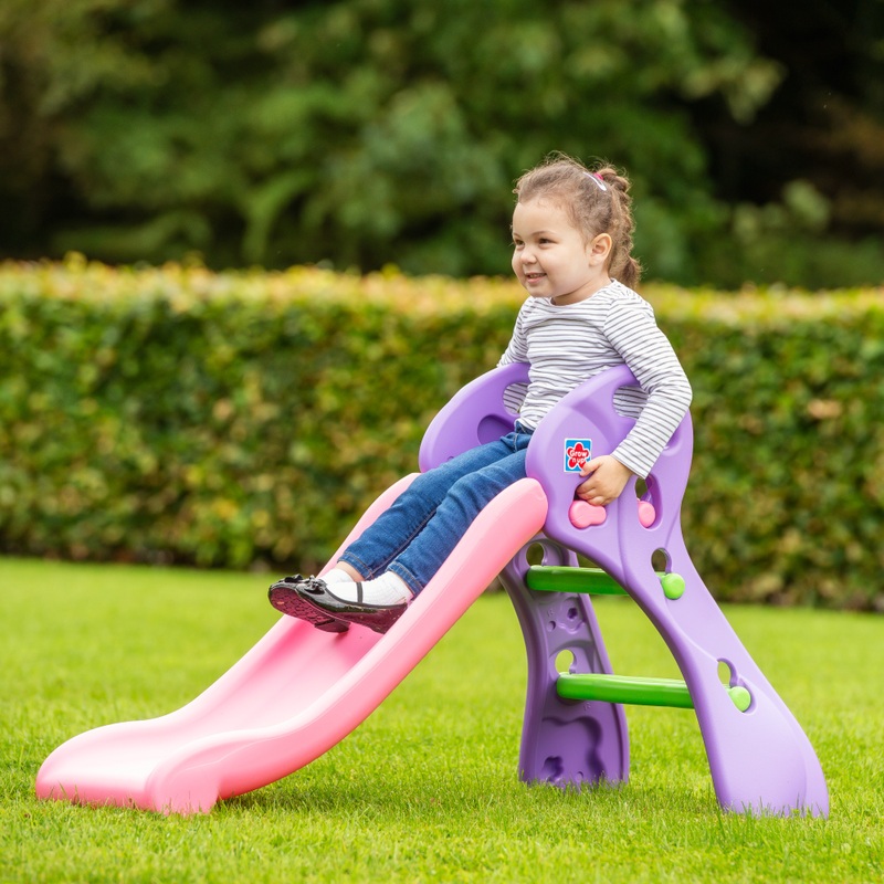Grow'n Up Qwikfold Climb 'n' Slide Pink