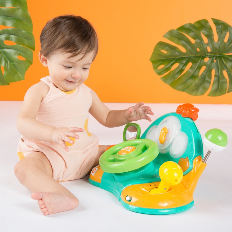 Bright Starts Lights & Colours Driver Steering Wheel Toy