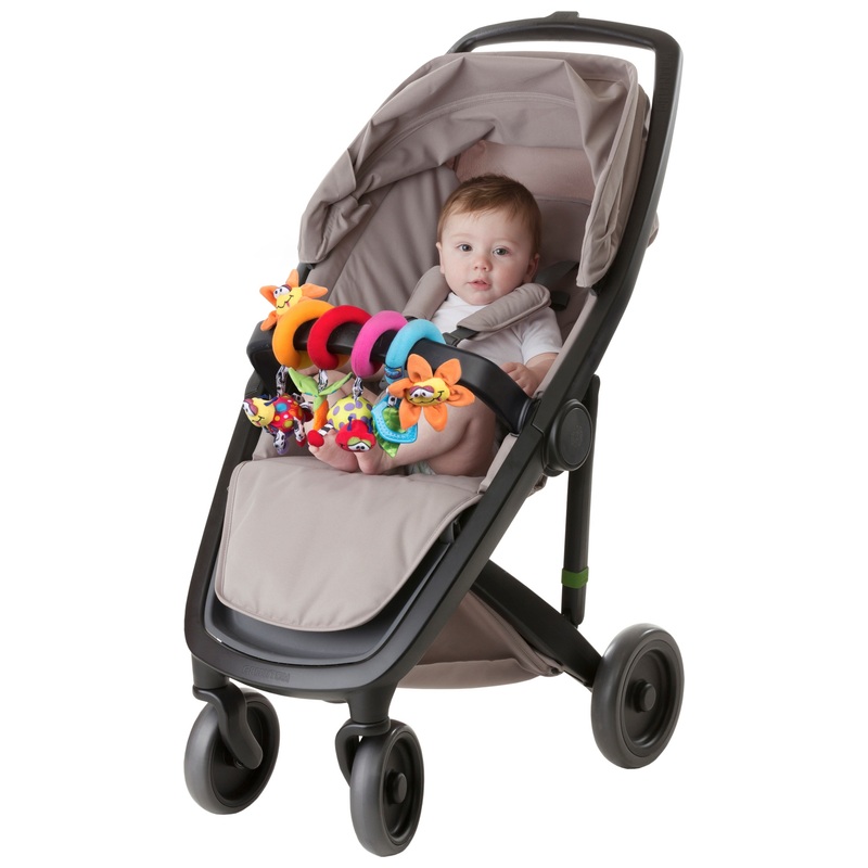 Playgro Amazing Garden Twirly Whirly Teether Sensory Stroller Toy 3 Playgro Amazing Garden Twirly Whirly Teether Sensory Stroller Toy