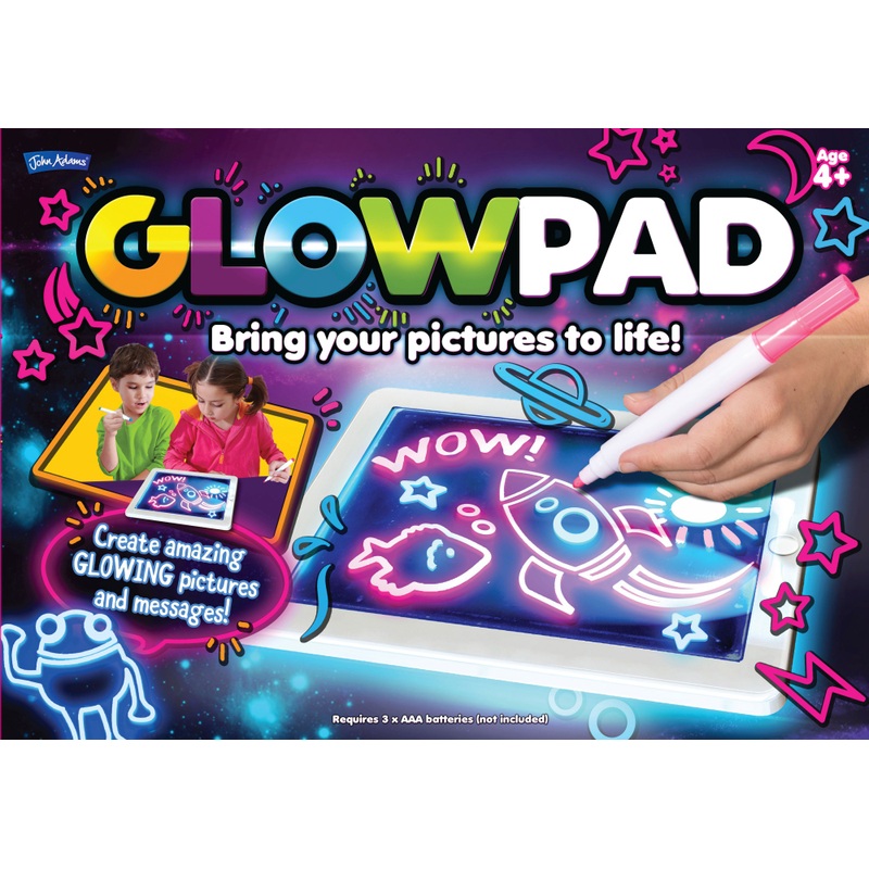 Glowpad Doodle Drawing Board Neon