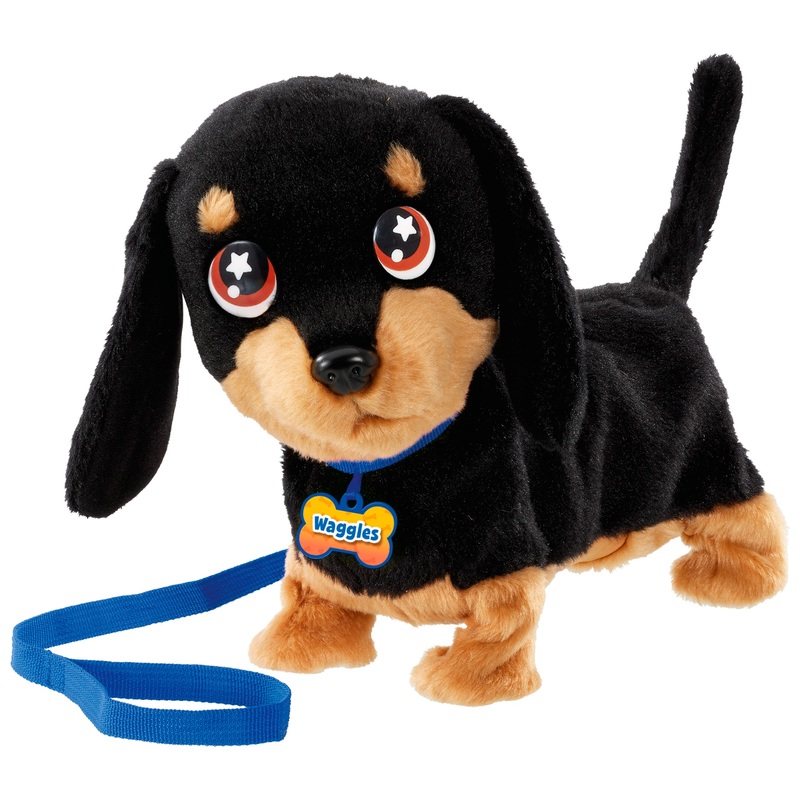 Animagic Plush Toy My Wigglin' Walkin' Pup Waggles