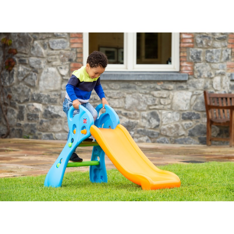 Grow'n Up Qwikfold Climb 'n' Slide Orange