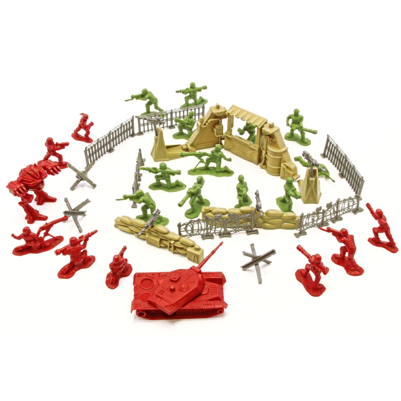 The Corps! Army Men Toy Soldiers Battalion Tub 104 Pieces 3 The Corps! Army Men Toy Soldiers Battalion Tub 104 Pieces