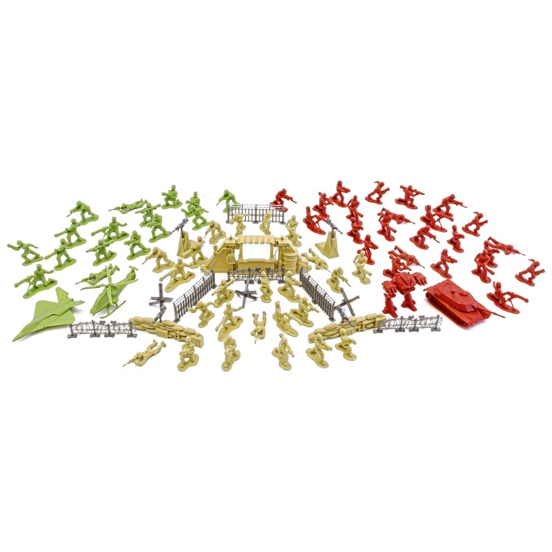 The Corps! Army Men Toy Soldiers Battalion Tub 104 Pieces 4 The Corps! Army Men Toy Soldiers Battalion Tub 104 Pieces