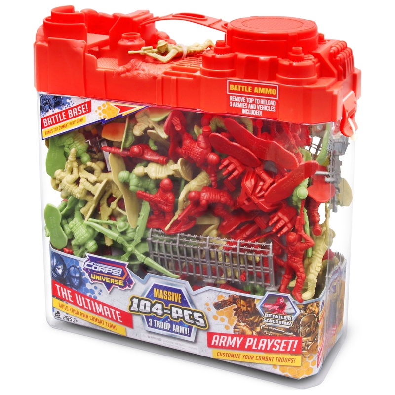 The Corps! Army Men Toy Soldiers Battalion Tub 104 Pieces 7 The Corps! Army Men Toy Soldiers Battalion Tub 104 Pieces