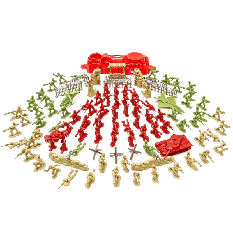The Corps! Army Men Toy Soldiers Battalion Tub 104 Pieces 8 The Corps! Army Men Toy Soldiers Battalion Tub 104 Pieces