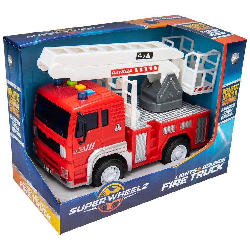 Super Wheelz Lights & Sounds Vehicle Fire Truck 8 Super Wheelz Lights & Sounds Vehicle Fire Truck