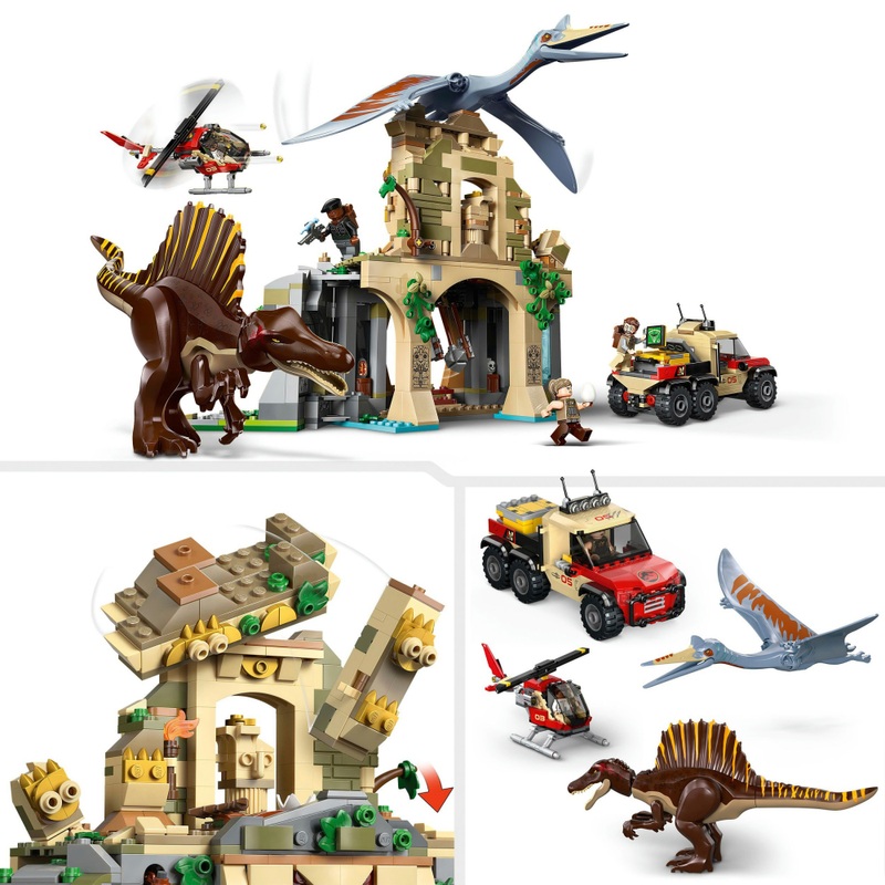 LEGO Jurassic World 76976 Spinosaurus & Quetzalcoatlus Air Mission Set 4 LEGO Jurassic World 76976 Spinosaurus & Quetzalcoatlus Air Mission Set